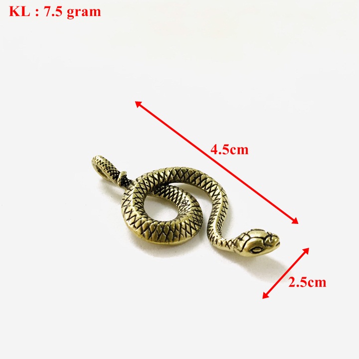 Móc Khóa Tượng Đồng Con Rắn - SP005251